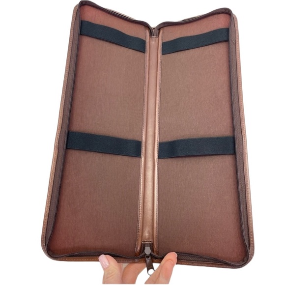 Crouch & Fitzgerald Leather Tie Case Brown - Picture 5 of 8